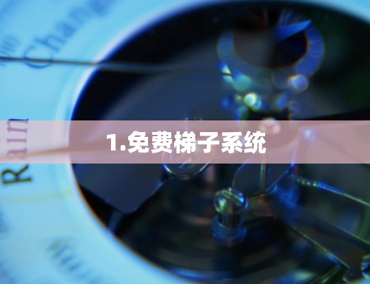 1.免费梯子系统