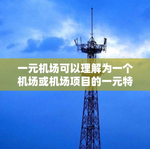 一元机场可以理解为一个机场或机场项目的一元特征，具体含义可能如下