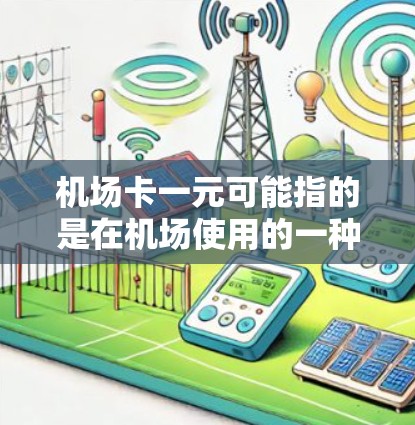 机场卡一元可能指的是在机场使用的一种优惠或服务，具体含义可能因地区和机场而有所不同。通常，机场卡可能指的是用于支付机场费用的卡，例如机场票的费用、行李费用或停车费等。以下是一些可能的解释和使用方法