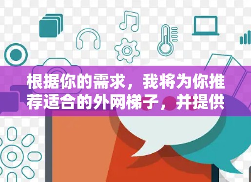 根据你的需求，我将为你推荐适合的外网梯子，并提供一些基本的配置建议。不过，由于我无法直接提供外网梯子，你可以根据以下步骤来帮助自己选择和配置合适的外网梯子