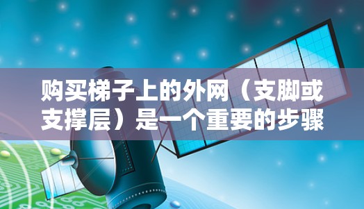 购买梯子上的外网（支脚或支撑层）是一个重要的步骤，确保梯子的稳定性。以下是一些详细的步骤指南