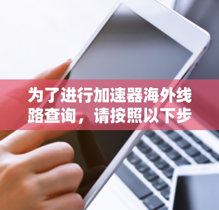 为了进行加速器海外线路查询,请按照以下步骤操作 为了进行加速器海外线路查询,请按照以下步骤操作
