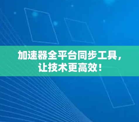 加速器全平台同步工具，让技术更高效！