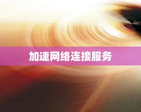 加速网络连接服务
