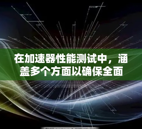 在加速器性能测试中，涵盖多个方面以确保全面评估，包括以下步骤和方法
