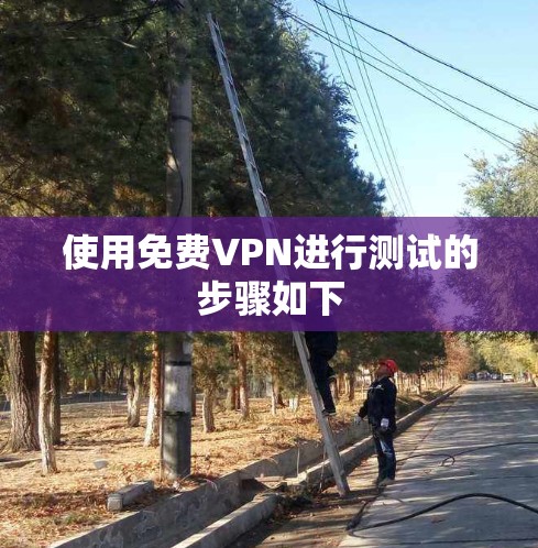 使用免费VPN进行测试的步骤如下