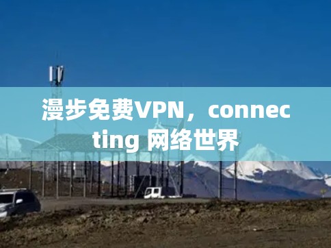 漫步免费VPN，connecting 网络世界