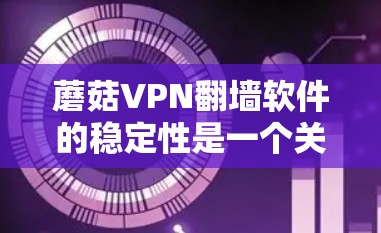 蘑菇VPN翻墙软件的稳定性是一个关键因素，了解其具体情况需要从以下几个方面进行分析